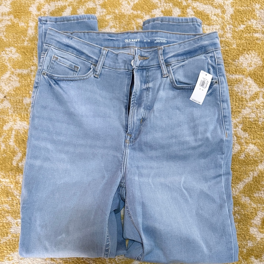 Old Navy Women's Sky Blue Skinny Jeans
